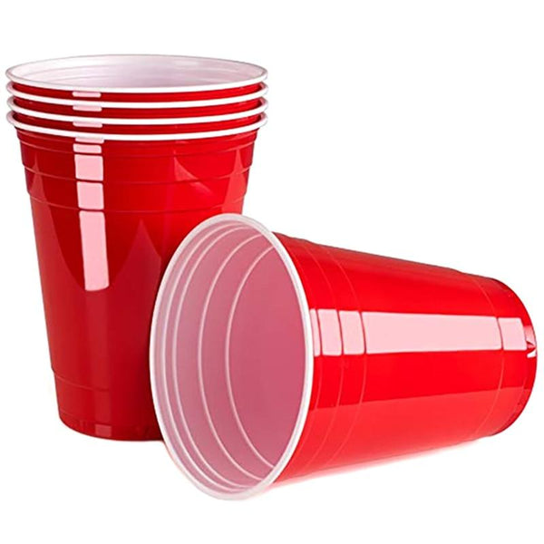 450Ml Red Disposable Plastic Cup