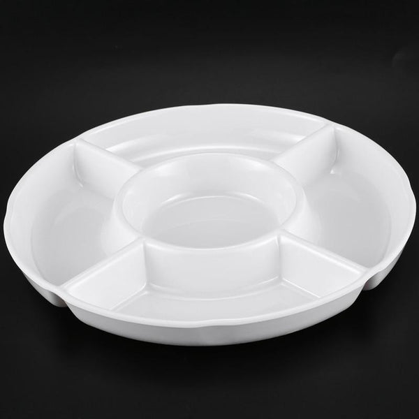 Plastic 5 Sections Fruits Sushi Tray
