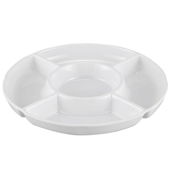Plastic 5 Sections Fruits Sushi Tray