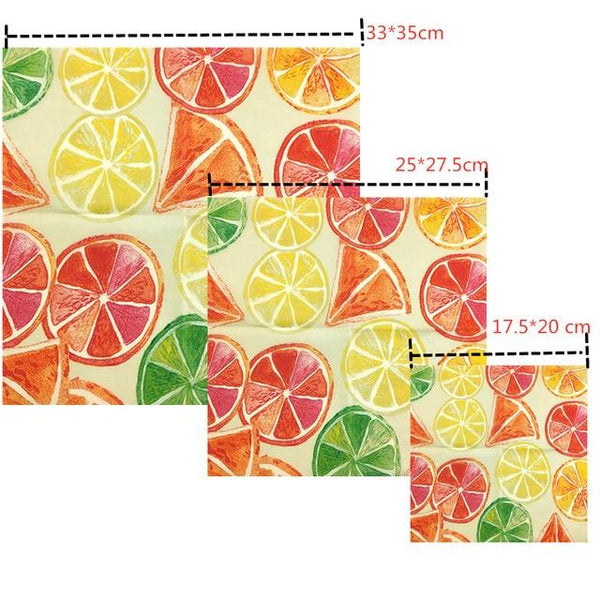 Beeswax Cloth Wrap Food Fresh Bag