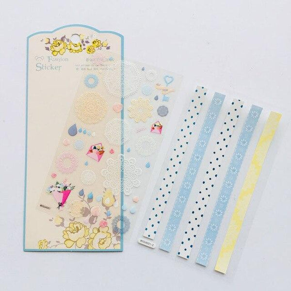Bag Elegant Lace Masking Tape