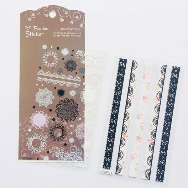 Bag Elegant Lace Masking Tape