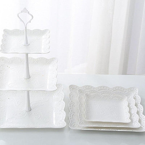 Cake Plate Afternoon Tea Snack Tray